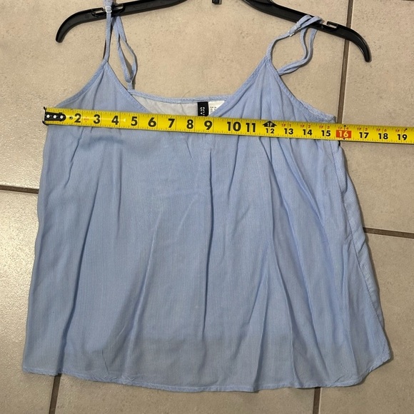 Divided By H&M Women Blue Sleeveless Cami Top Size 6 - Picture 6 of 6